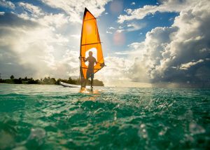 Windsurfing in Holiday-Inn Kandooma Resort Maldives